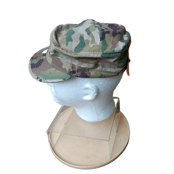 US Army Patrol Camo Cap Mens Size 7 Fitted Cap Hat - Picture 3 of 12